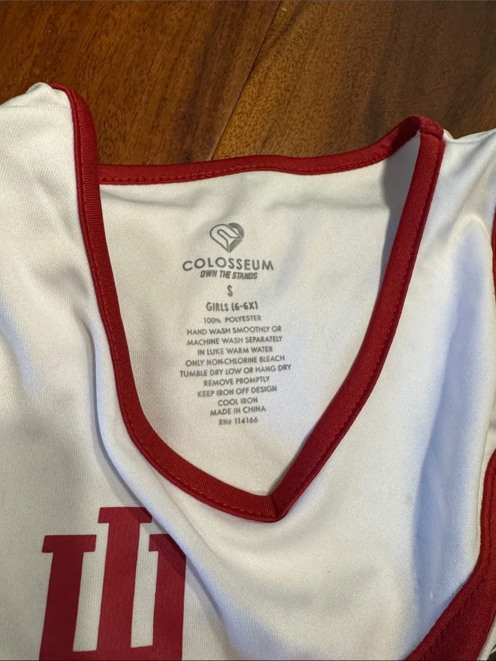 Indiana Hoosiers Red & White Cheerleading Set 6-6X
